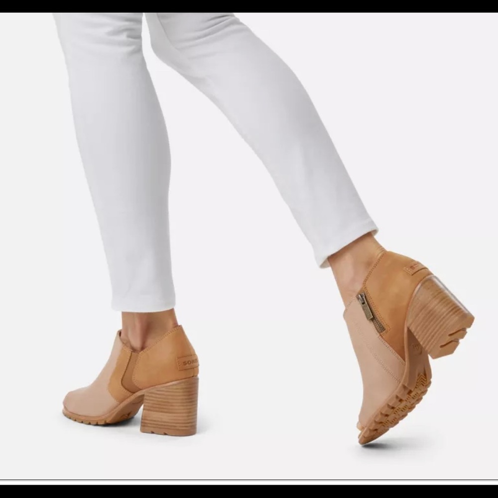 SOREL NADIA ANKLE Bootie Beige Size: 8 - Picture 7 of 7